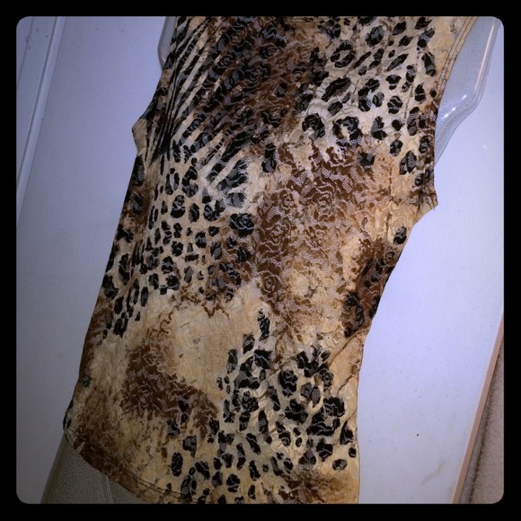 Abstract animal print camisole - Picture 1 of 4